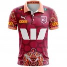 Jersey Polo Queensland Maroons Rugby 2024 Indigenous