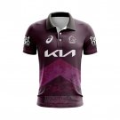 Jersey Polo Brisbane Broncos Rugby 2024 Training Fuchsia