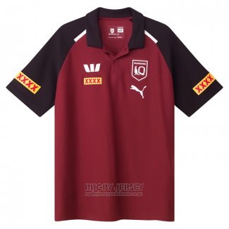 Jersey Polo Queensland Maroons Rugby 2024