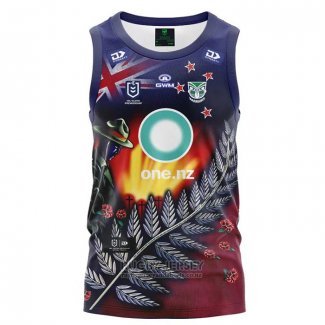 Tank Top New Zealand Warriors Rugby 2024 ANZAC