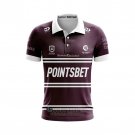 Jersey Polo Manly Warringah Sea Eagles Rugby 2024 Home