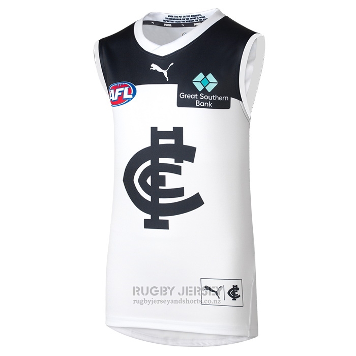 Jersey Carlton Blues AFL 2024 Away | www.rugbyjerseyandshorts.co.nz