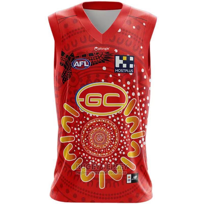 Jersey Gold Coast Suns AFL 2023 Indigenous | www.rugbyjerseyandshorts.co.nz