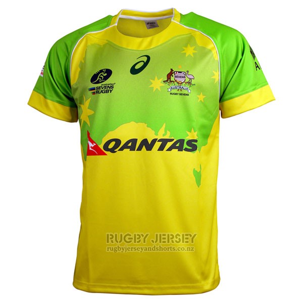 Australia Rugby Jersey 2016 Home | www.rugbyjerseyandshorts.co.nz