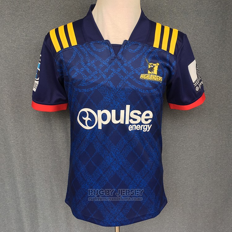 Highlanders Rugby Jersey 2018 Home | www.rugbyjerseyandshorts.co.nz